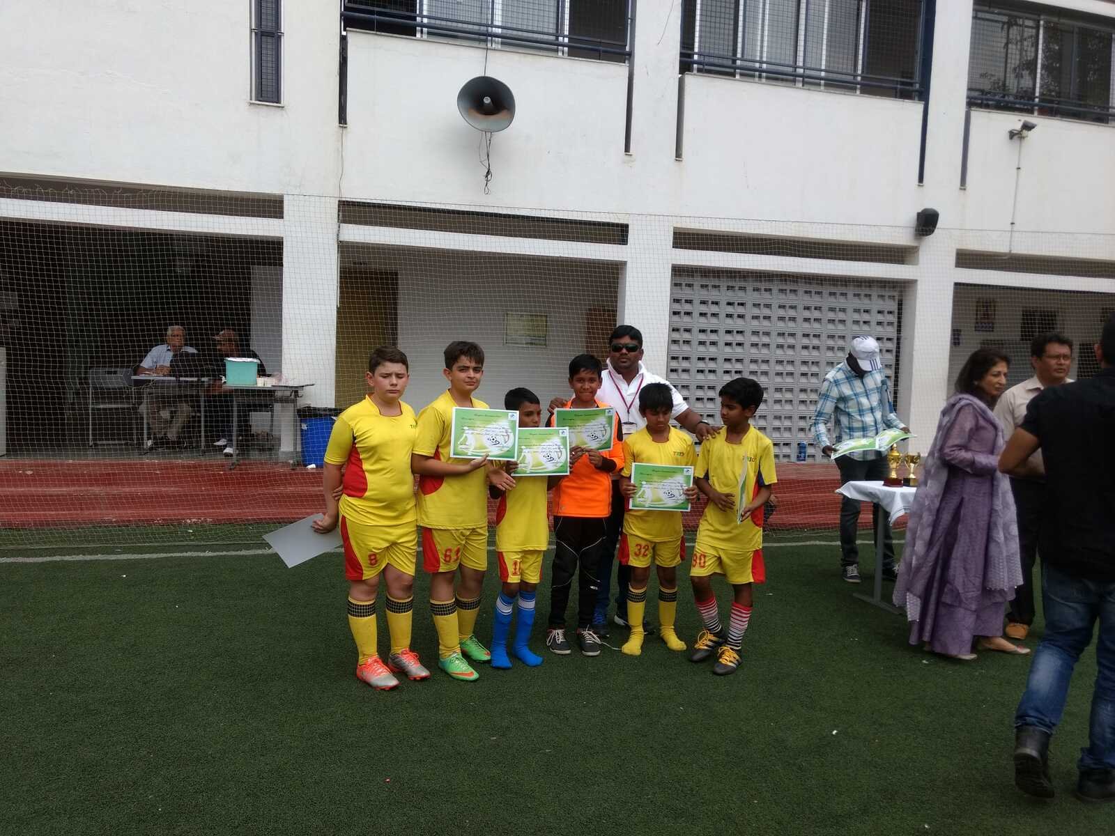 Runners-Up - Grade 5 & Below Football Tournament at BIS