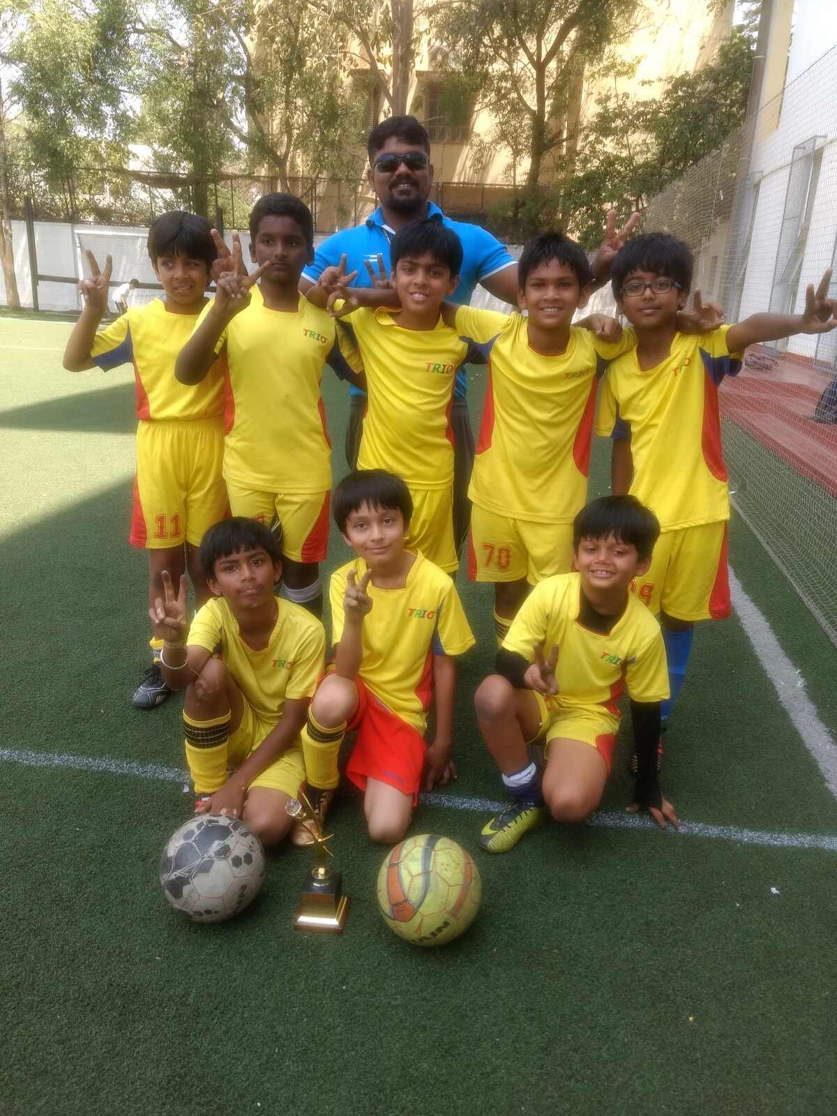 Winners - Grade 3 & Below Football Tournament at CIS