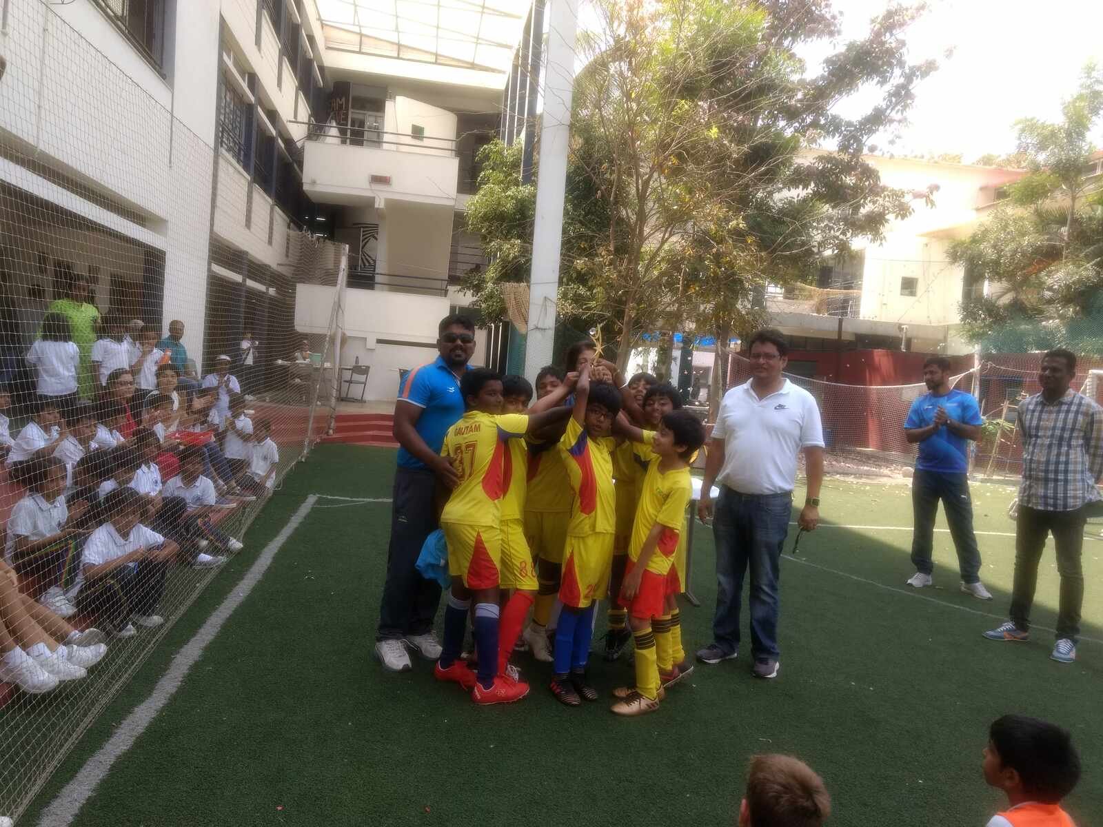 Winners - Grade 3 & Below Football Tournament at CIS