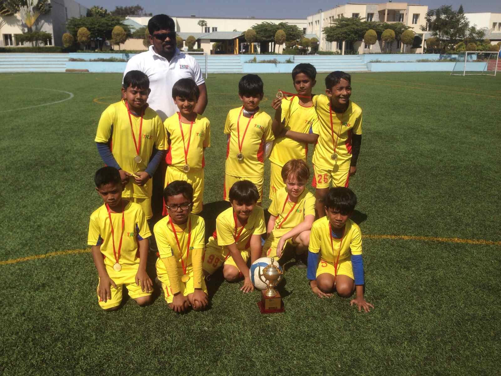 Winners - Grade 3 & Below Boys Football Tournament at CIS