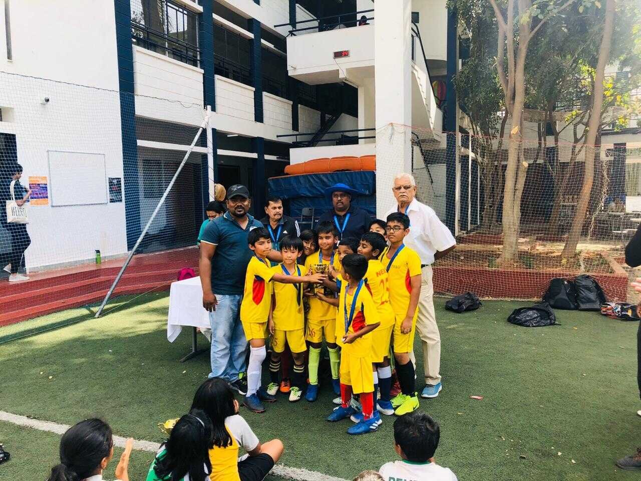 Winners - Grade 3 & Below Football Tournament at BIS