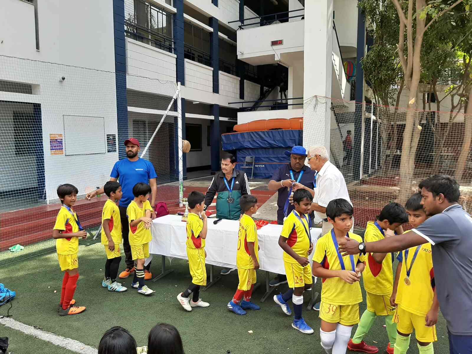 Winners - Grade 3 & Below Football Tournament at BIS