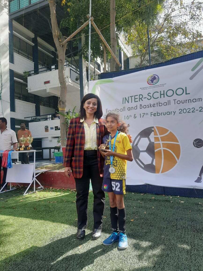 Best Player (Sarayu) - BIS Grade 3 & Below Mixed Football Tournament