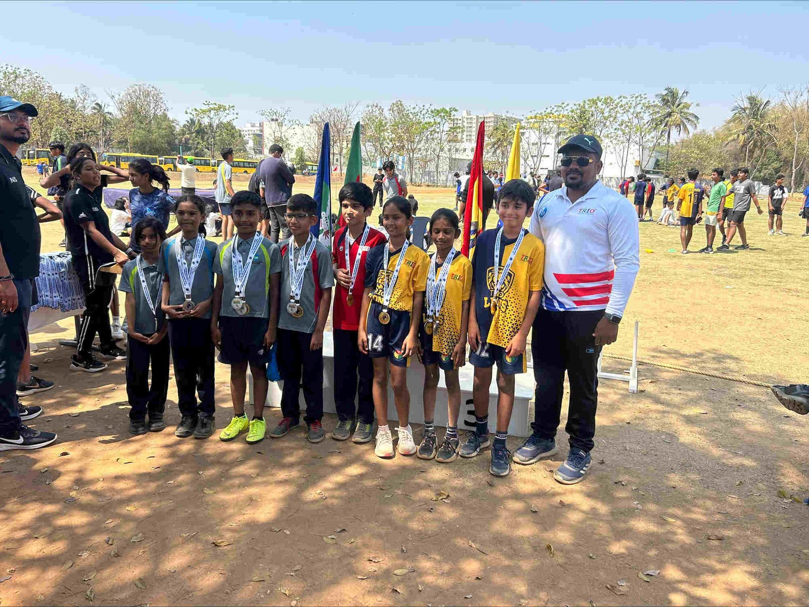 Medalists (Grade 3 & Below 4x100m Relay) - BAASC Athletic Meet at BIS