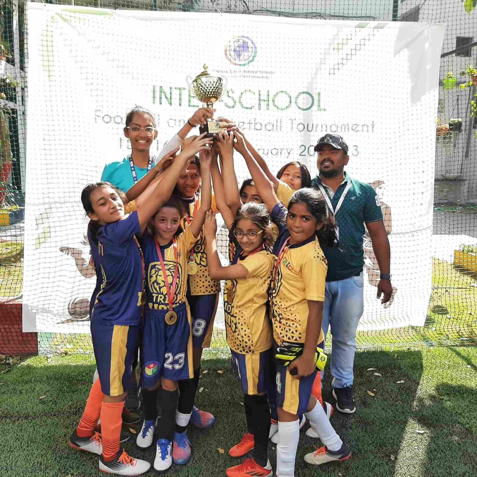 Winners - Grade 4 & 5 Girls BIS Inter-School Football Tournament
