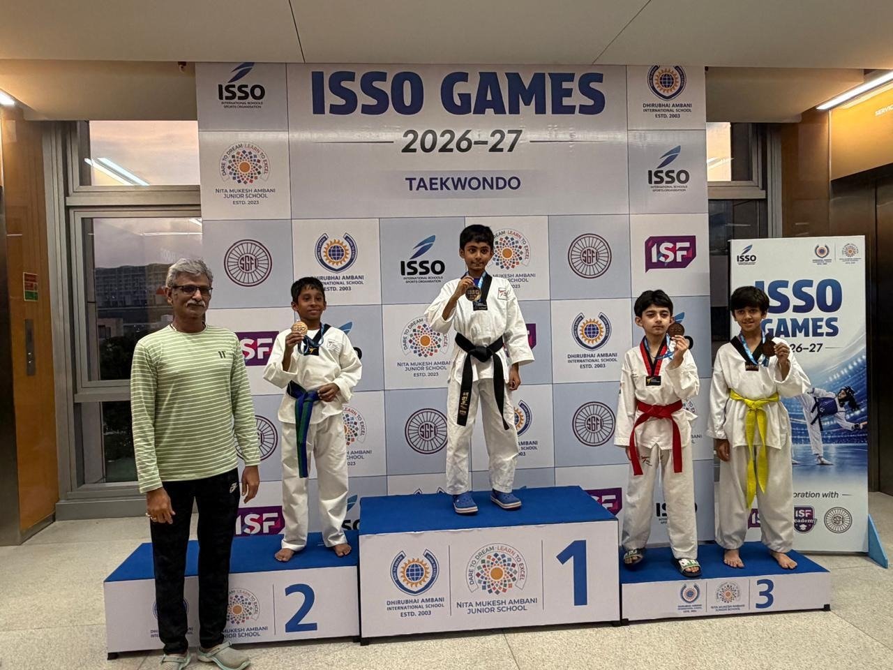 Silver Medal - ISSO Taekwondo – Namish (U-11, Under 27 kg)