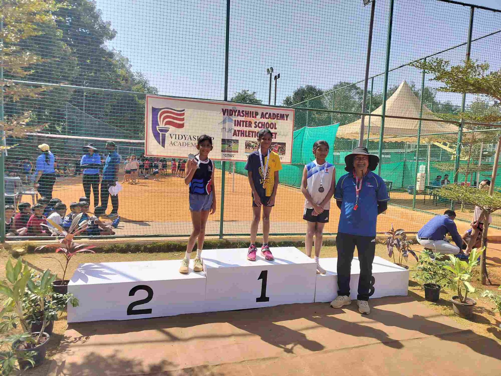 Gold Medalist (Bavyashri) - Vidyashilp Junior Athletic Meet 400m Race (Grade 4)