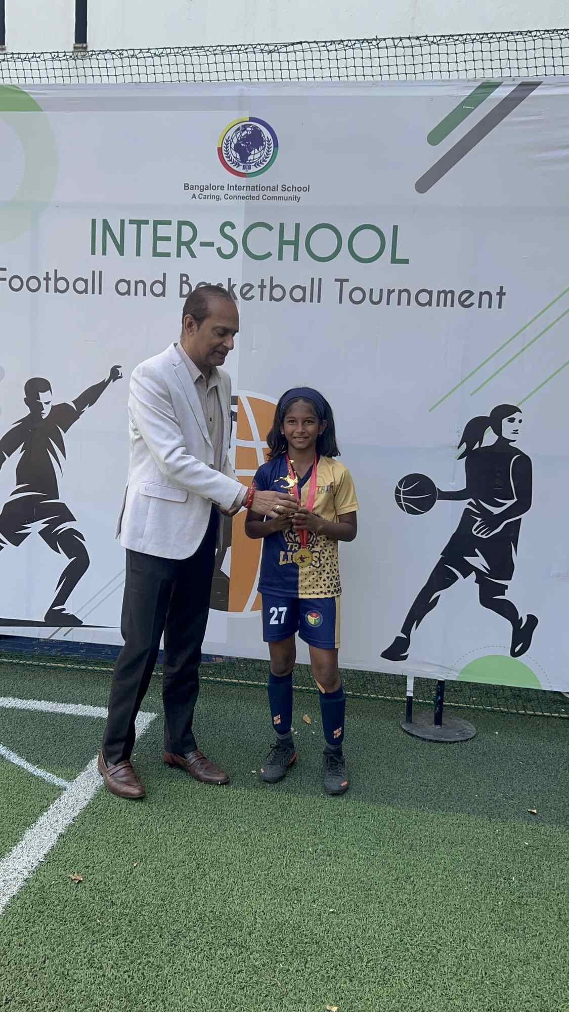 Player of the Tournament (Tanusha) - BIS Football Tournament (Grade 5)