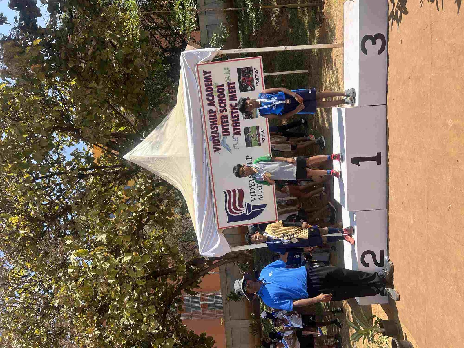 Silver Medalist (Neil) - Vidyashilp Junior Athletic Meet 80m Race (Grade 2)