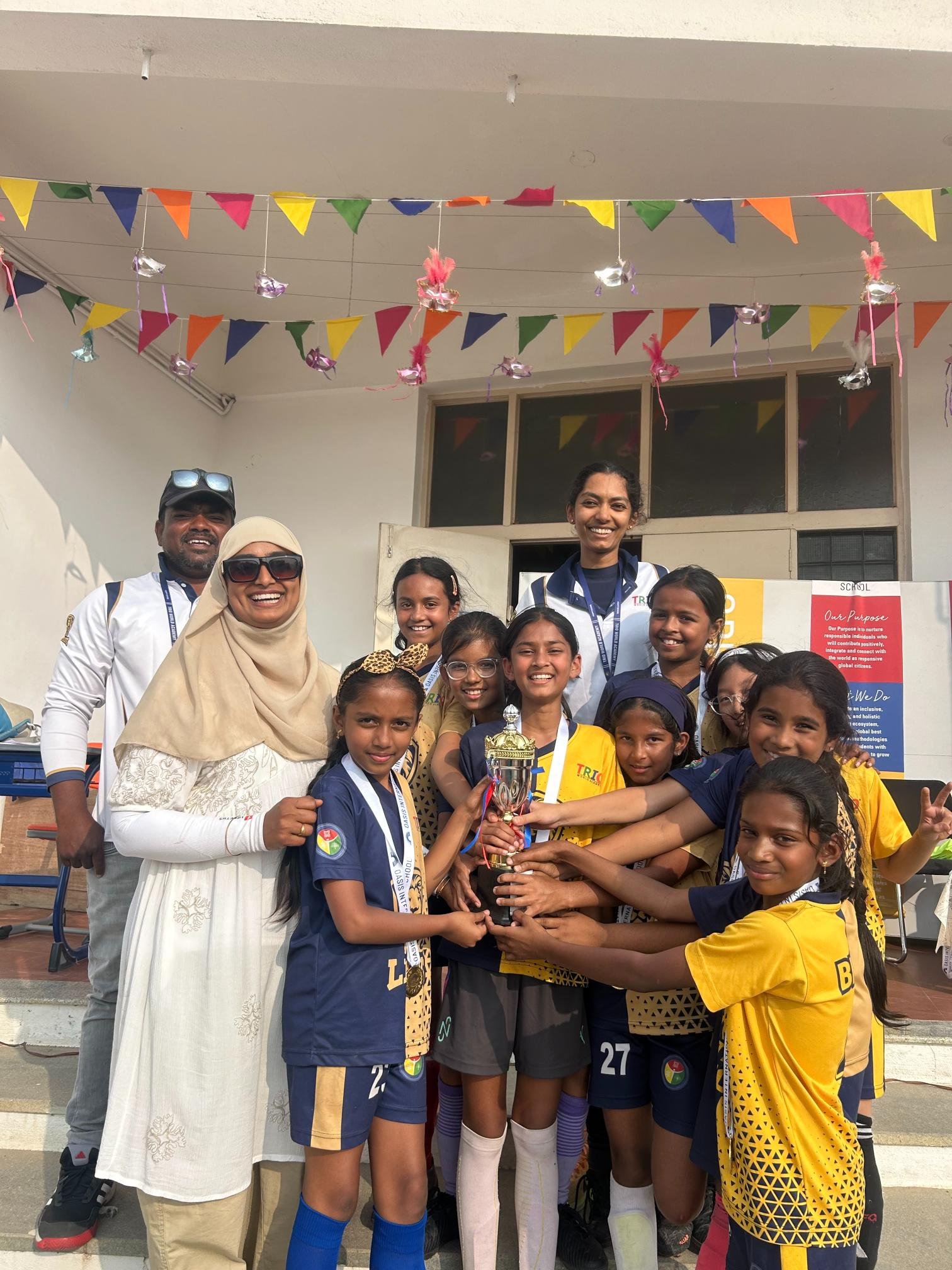 Winners - BAASC Football Tournament at OASIS (Girls - Grade 5 & Below)