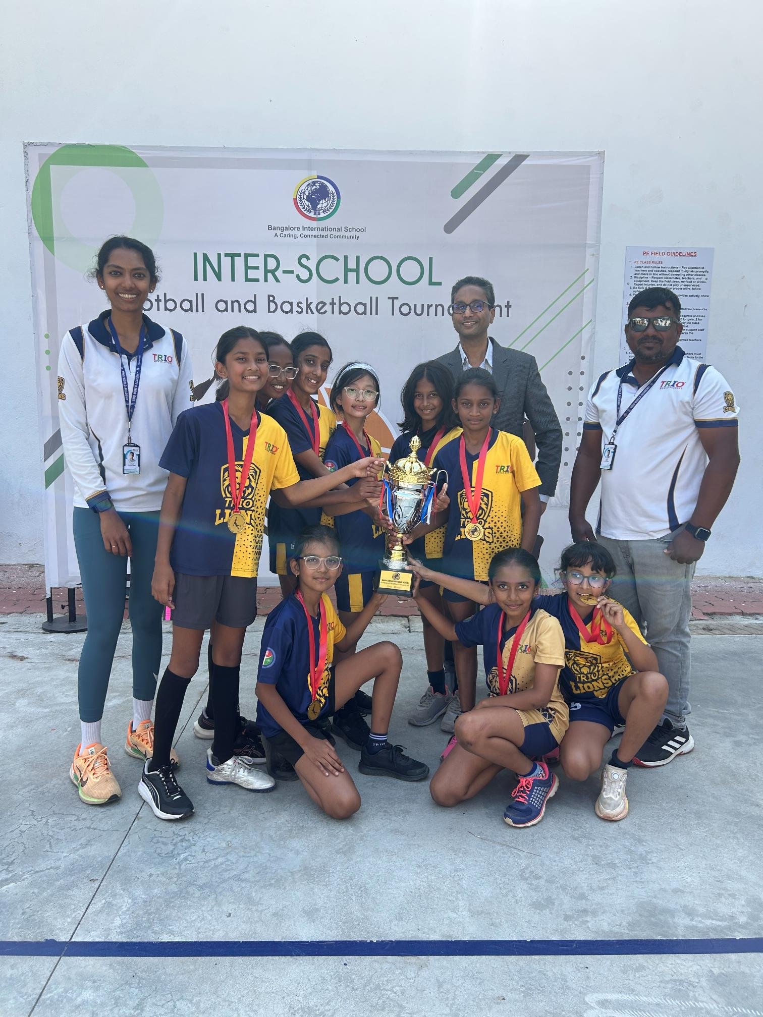 Winners - BIS Basketball Tournament (Girls - Grade 5 & Below)