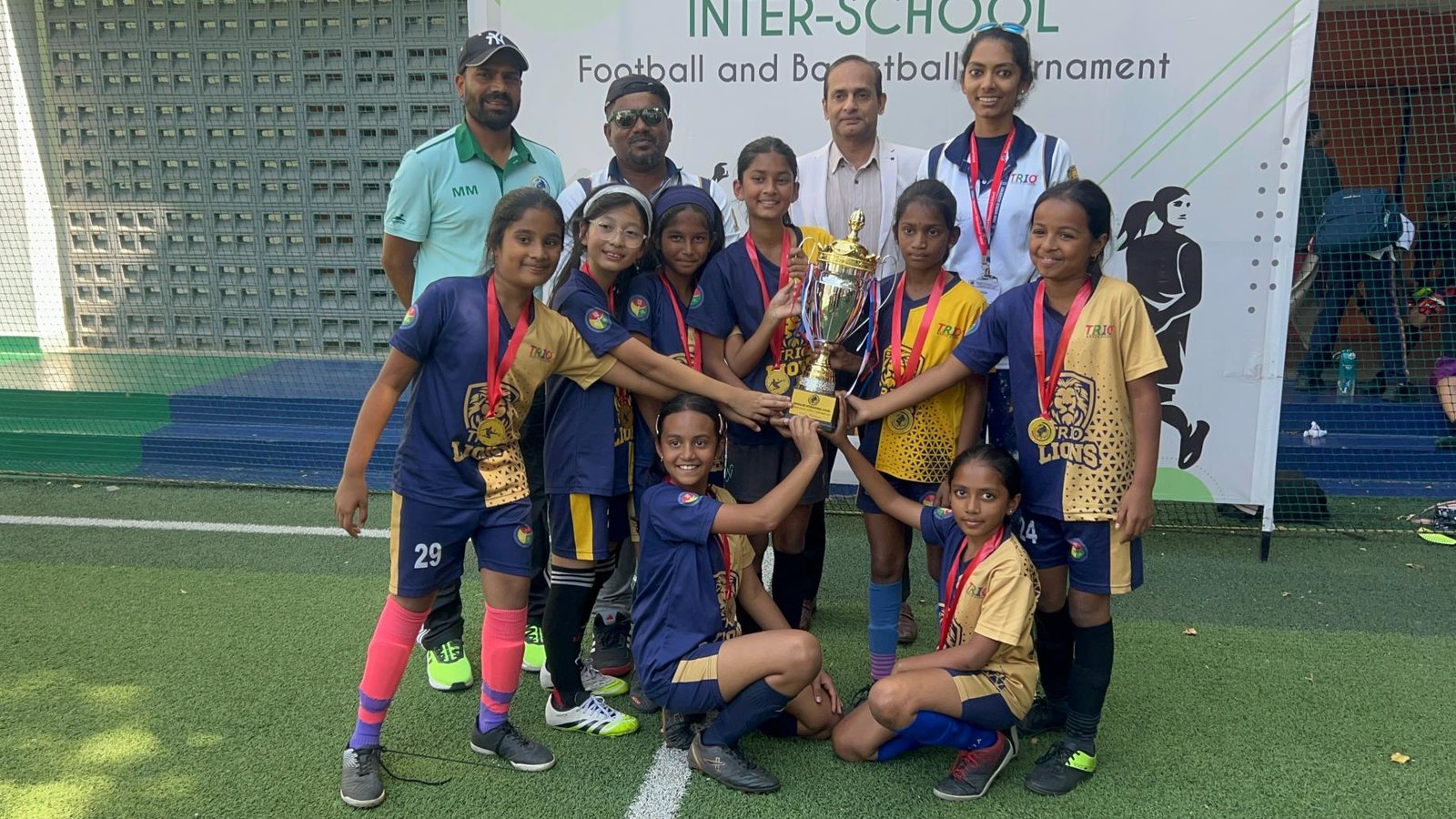 Winners - BIS Football Tournament at BIS (Girls - Grade 5 & Below)