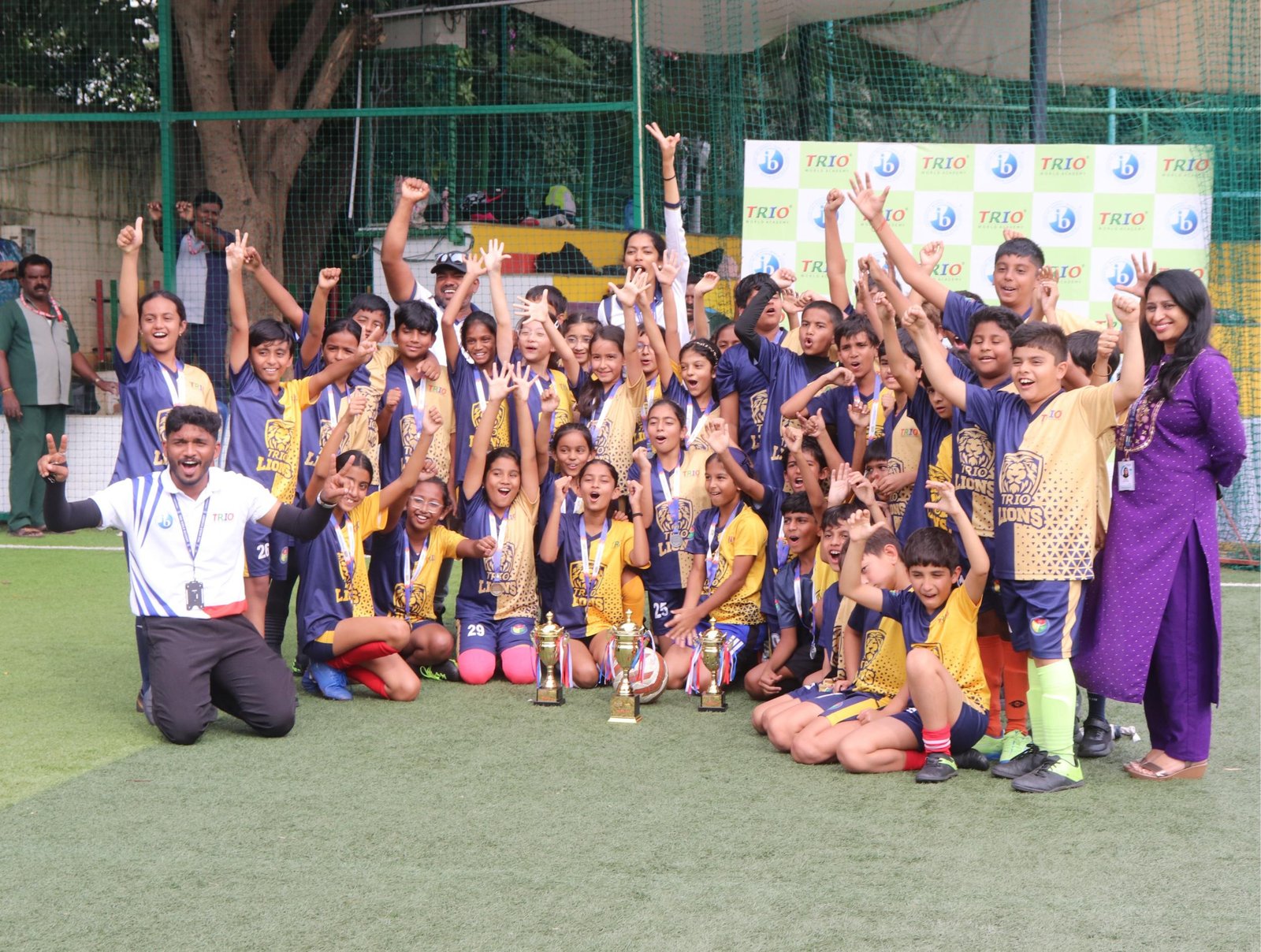 Winners - BAASC Football Tournament at TRIO (Grade 5 & Below)